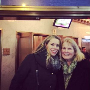 Sheila Walsh and mom